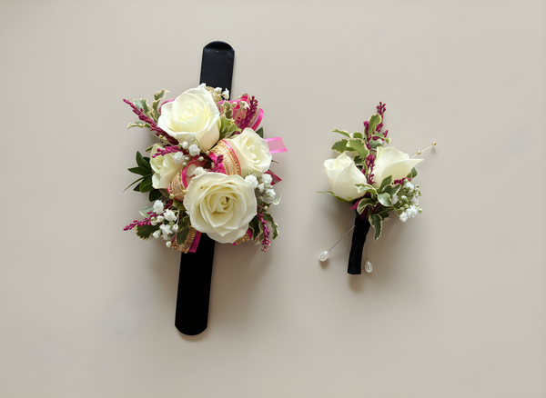 Corsage & Boutonniere Set