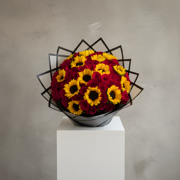 Rose and Sunflower Bouquet