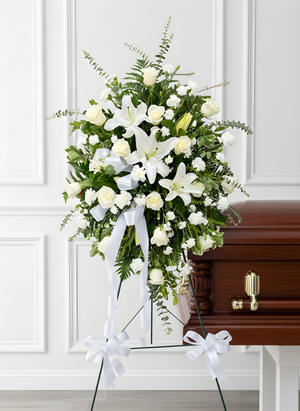 White Standing Spray