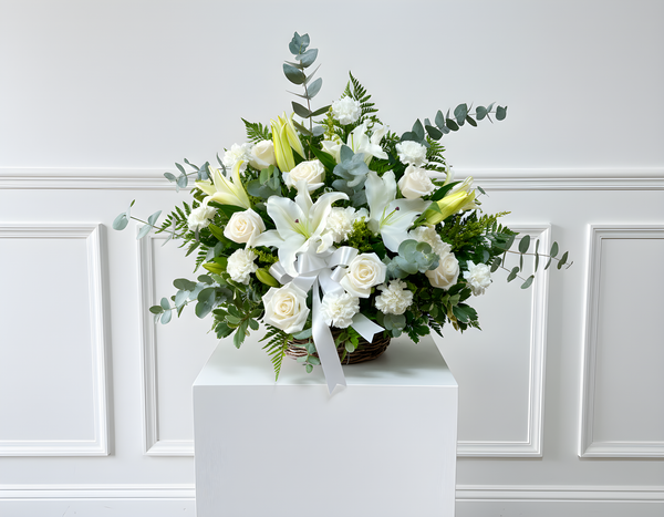 White Sympathy Basket